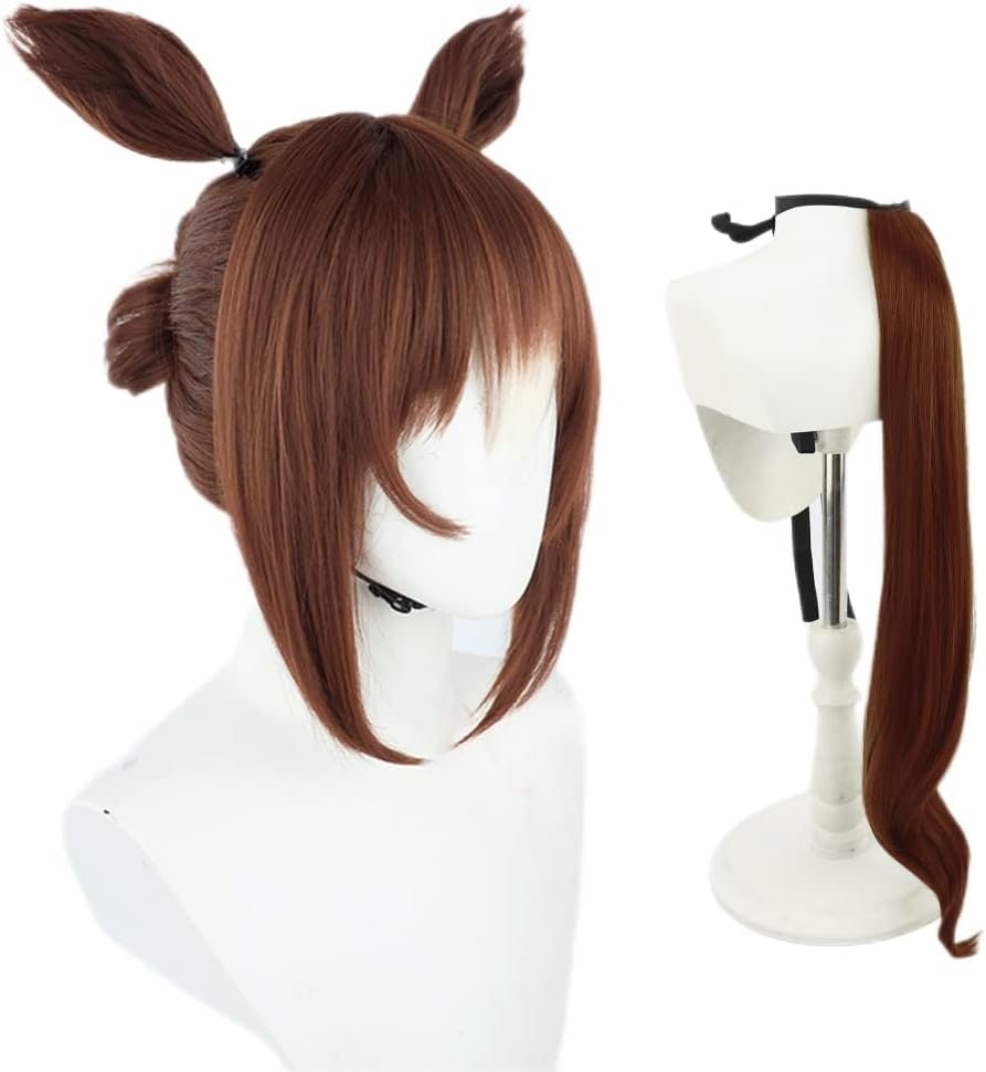 ファインモーション コスプレウィッグ コスプレ 耳付き 尻尾付き かつら カツラ 耐熱 演出服 アニメ 祭り ハロウィン クリスマス 学園祭 文化祭