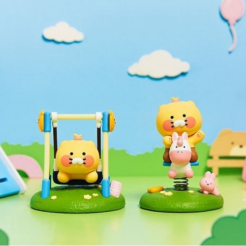 ベビー チュンシク フィギュア 遊び場_木馬 ぶらんこフィギュア