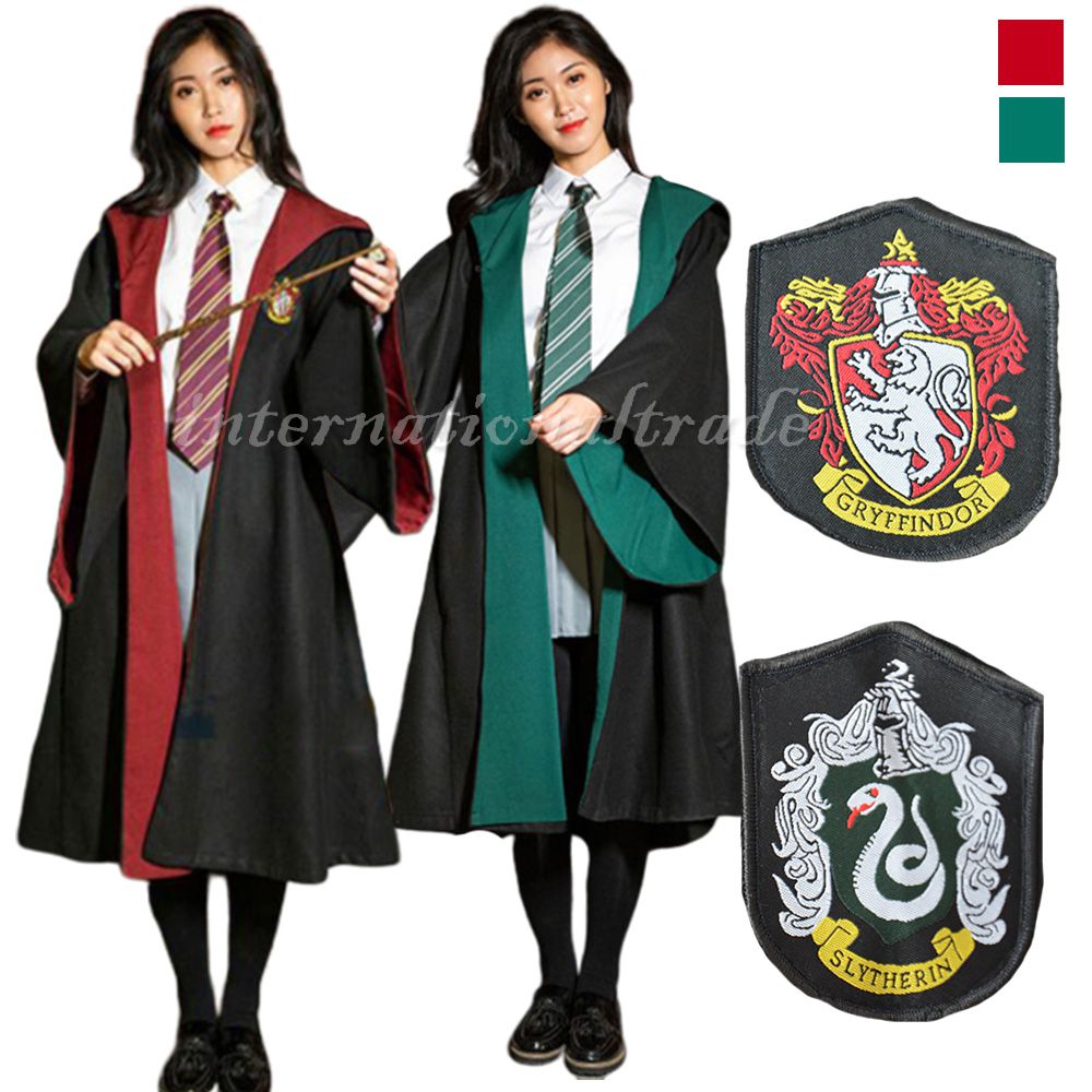 コスプレ服 魔法学園風 ローブ マント 制服 衣装 仮装 魔法使い 魔導士 ウィザード ファンタジー かわいい おしゃれ 男女兼用 ユニセックス 大人 イベント ハロウィン パーティー