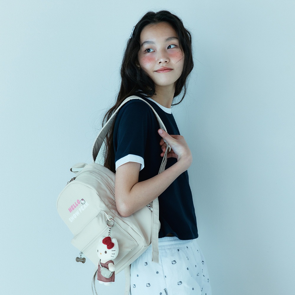 [公式] HELLO KITTY x SNOW PEAK Collaboration [HELLO SNOW PEAK] MD : MINI BACK PACK