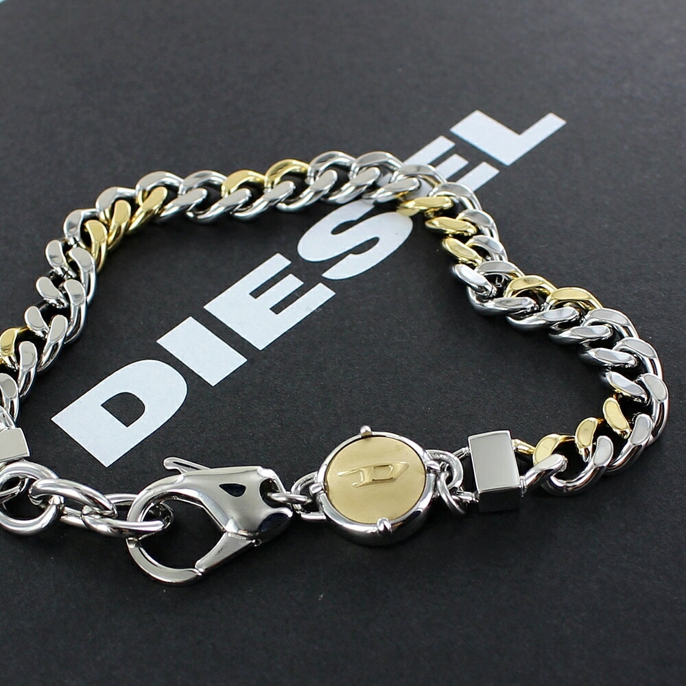 ディーゼル チェーンブレスレット メンズ ブランド アクセサリー レディース ユニセックス チェーンブレスレット 彼氏 彼女 プレゼント 男性 女性 DIESEL ポイント消化
