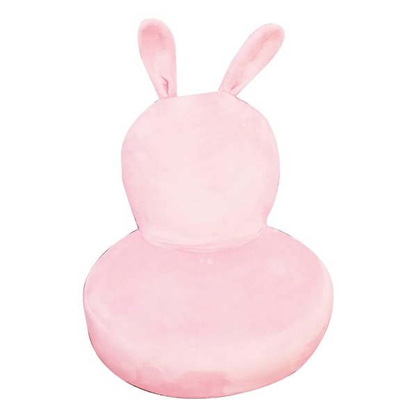 座椅子 約 幅50×奥行62×高さ61/25 ピンク ラビIIPI