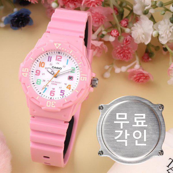 無料刻印 LRW-200H-4B2 カジュアル レディース ウレタン時計 d