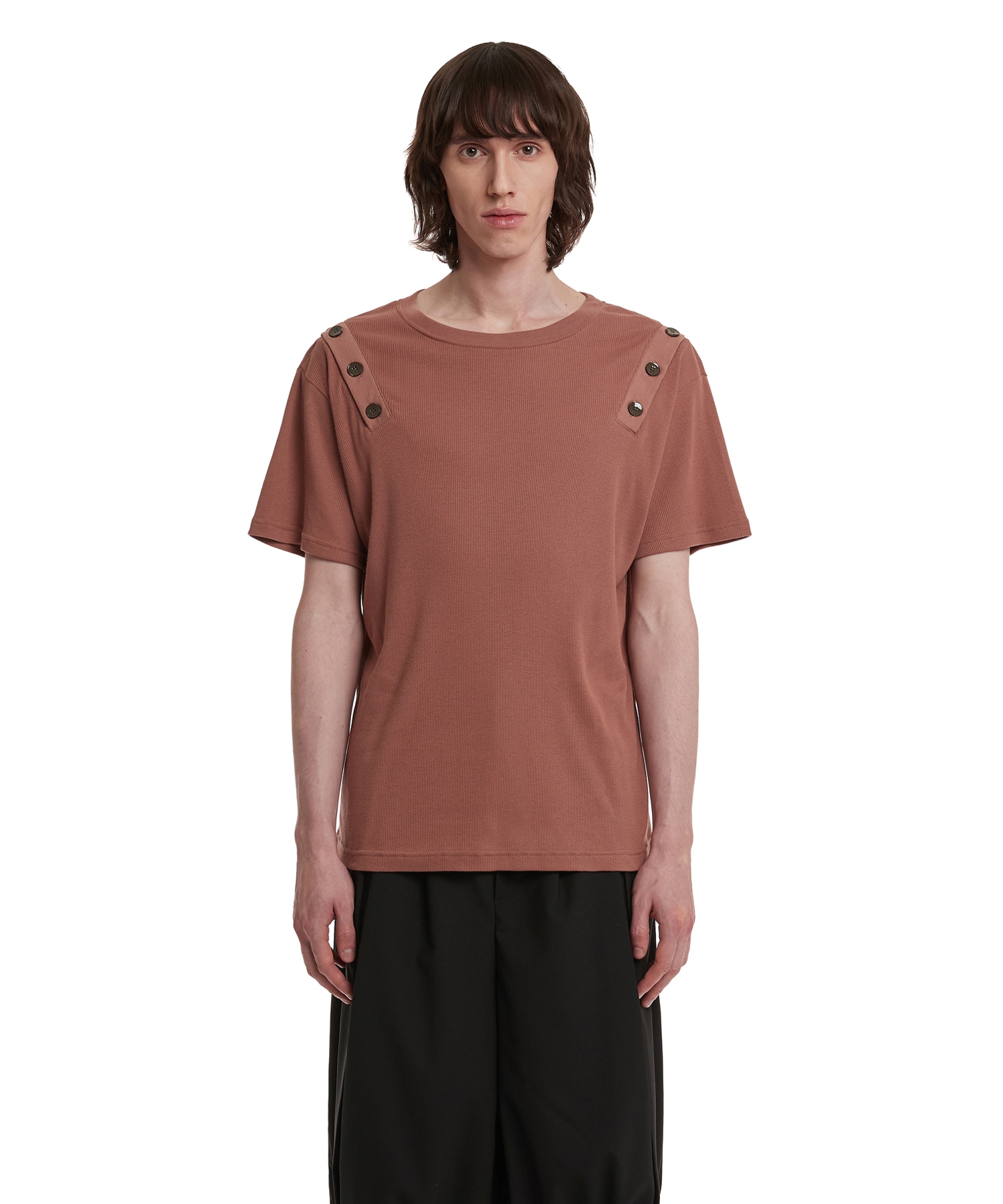 トランクプロジェクトボタンTシャツ_ピンク