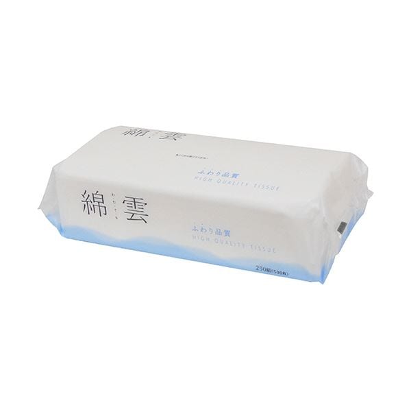 （まとめ） イデシギョー綿雲ふわりティッシュ ソフトパック 250組 1セット（10個） (×3セット)
