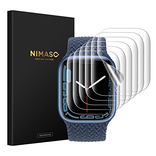 2021春大特価セール！ 6枚組 NIMASO フィルム 予約販売品 45mm Apple 7 app 対応 series Watch