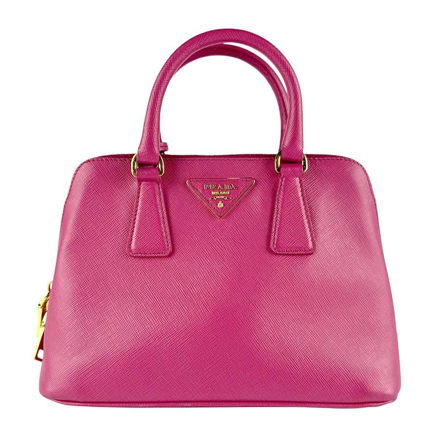 プラダ PRADA ハンドバッグ ショルダーバッグ レザー ピンク レディース z8639