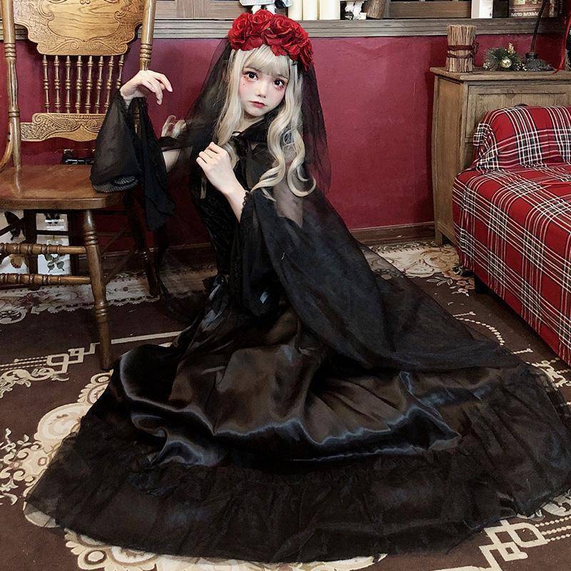 【ハロウインの準備】鬼の花嫁です 吸血鬼です ホラー人形 カップル ハロウイン 女性用 レディース コスチューム イベント パーティー 仮装
