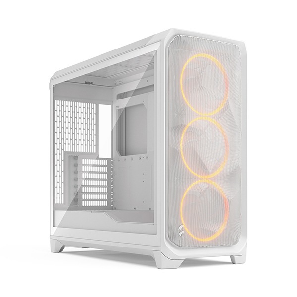 Fractal Design FD-C-MES3X-06 Meshify 3 XL White RGB TG Clear Tint フルタワー型PCケース