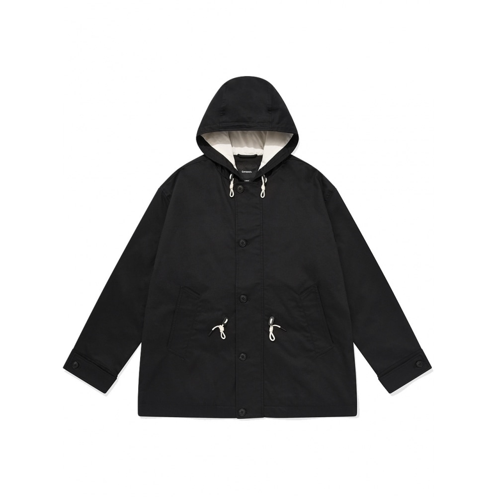 カバーナット 23SS フーディーコートジャケットブラック