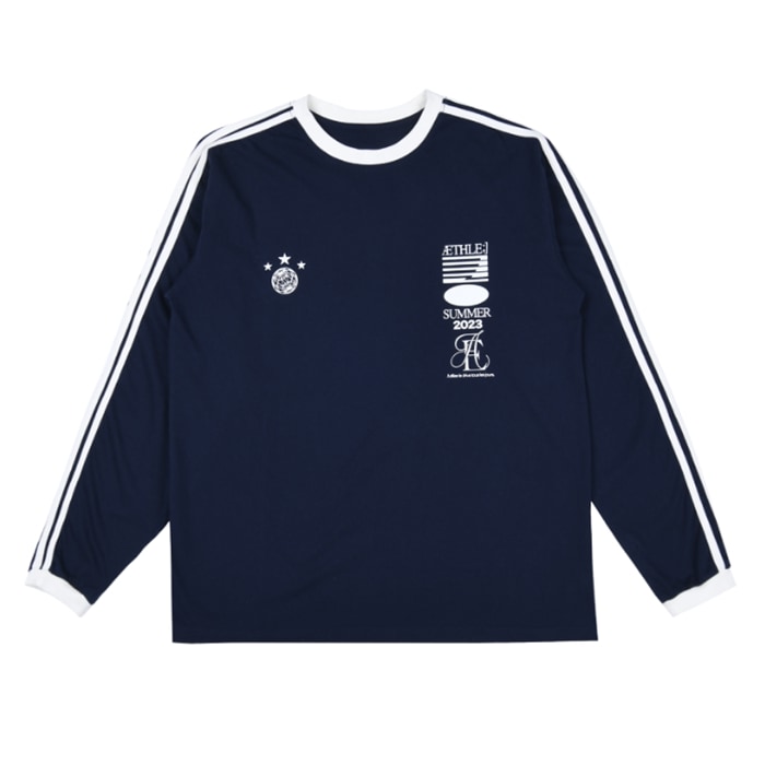 ATHLETE STRIPE L/S [Navy]