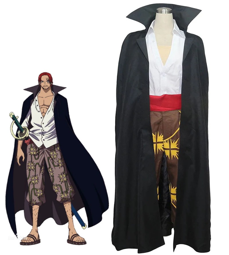 ONE PIECE ワンピース 赤髪のシャンクス コスプレ衣装