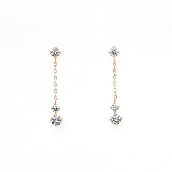 正規紙袋&箱付 ピアス レディース 揺れるピアス ジュエリー アクセサリー K10