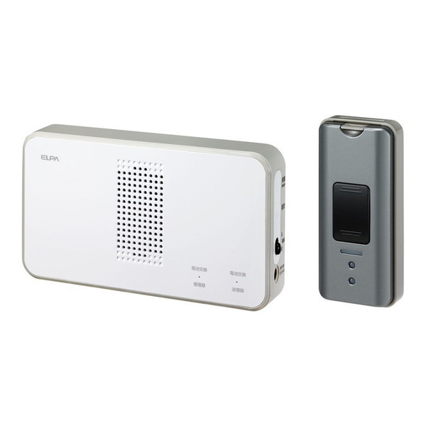 EWS-S5031 グレー ワイヤレスチャイム押しボタンセット