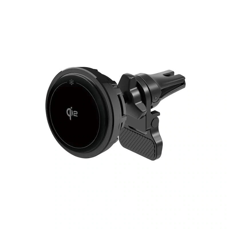 カシムラ Qi2 マグネットワイヤレス充電器 冷却機能 エアコン取り付け KW-52