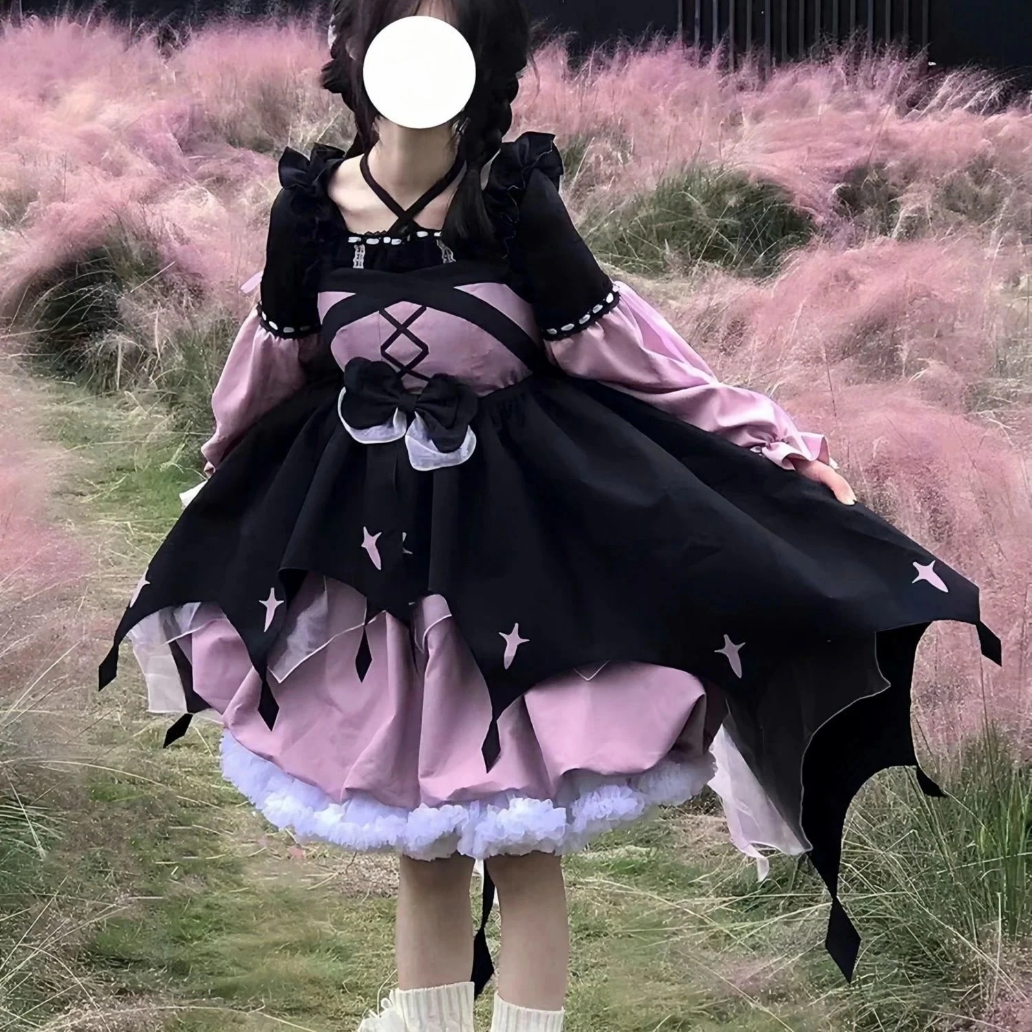 二次元 かわいい メイド服 洋装 コスプレ ロリータ 貴族風 ロリータ おジャ魔女ロリータ夏長袖&半袖ワンピースop可愛いcos服