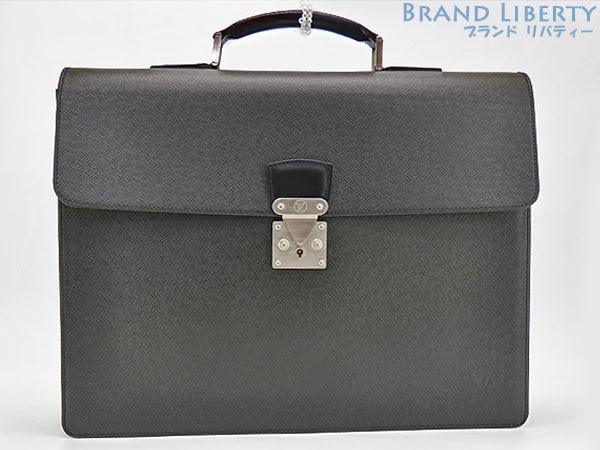 新品同様ルイヴィトンタイガモスコバビジネスバッグブリーフケースハンドバッグブラックM30032