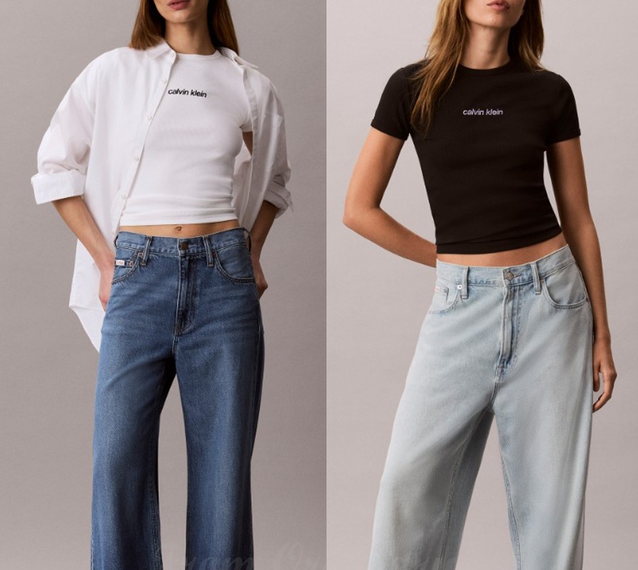 Contour Rib Logo Ringer Tee (47G816G)