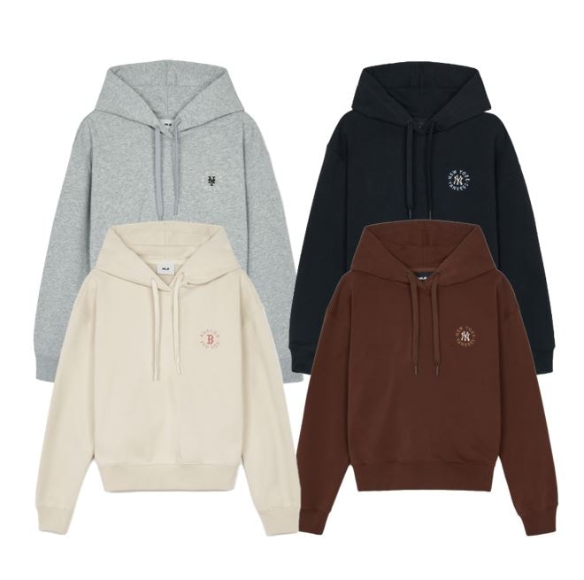 Women Basic Circle Logo Hoodie