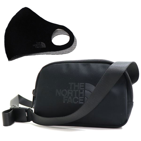 セット商品 マスクセット ボディバッグ メンズ レディース 斜め掛けバッグ ウエストバッグ MINI ブラック NN2PP65J BLK