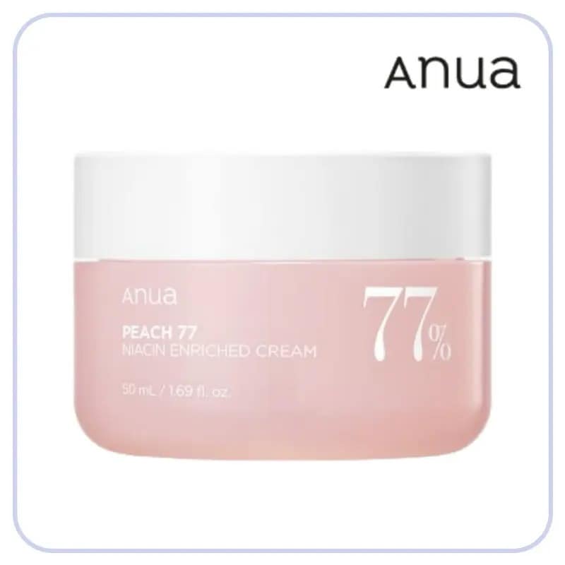 桃 77 ナイアシン インリッチド クリーム/50ml/ぷりぷり弾力