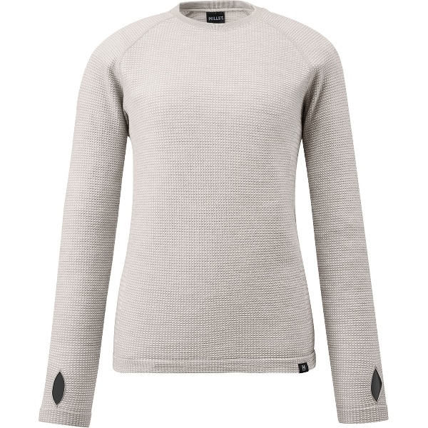 MILLET ミレー WAFFLE WOOL CRW W アウトドア スウェットトレーナー レディース MIV01915-N9331