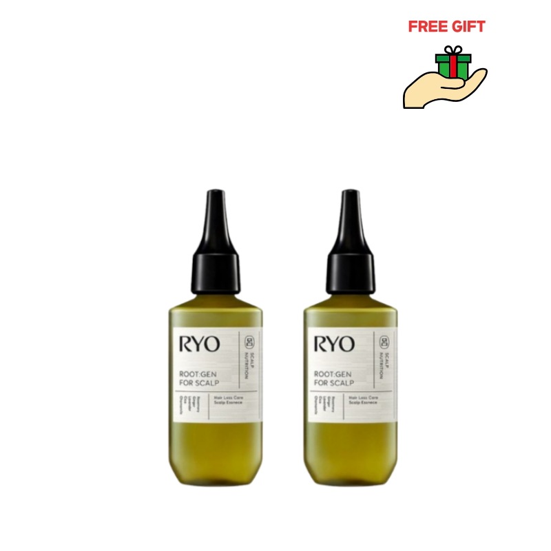 ルートジェン 脱毛症状ケア 頭皮エッセンス 80ml×2本／韓国人気 ビーガンライフ育毛ケア／スカルプ美容液