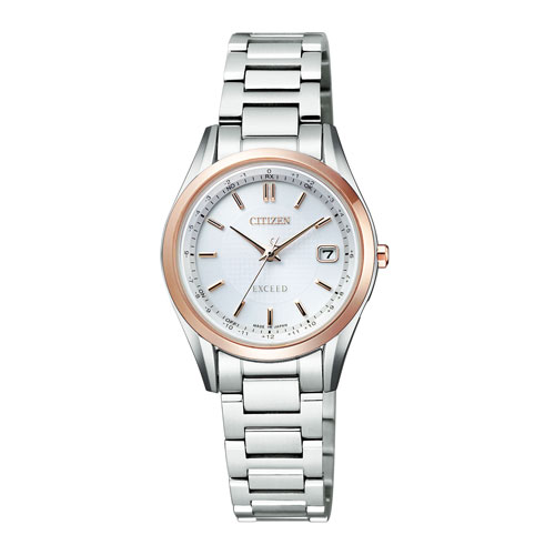 シチズン 【国内正規品】エクシード　ダイレクトフライト エコ・ドライブ電波時計　レディースタイプ ES9374-53A