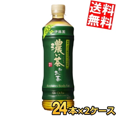 期間限定品 伊藤園 おーいお茶 濃い茶 600mlペットボトル 48本(24本 2ケース) 濃いお茶