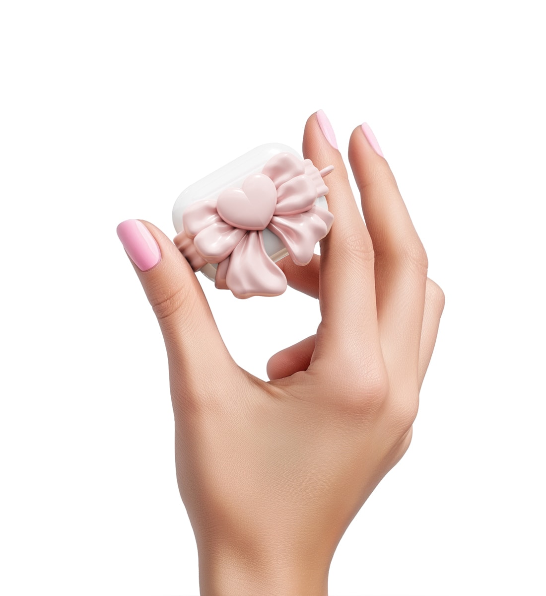 [ANDAASH]「韓国人気」ピンクリボン　AirPods Pro 2/AirPods 3専用ケース　AirPodsアクセサリー Pink Bow Case 11,396円