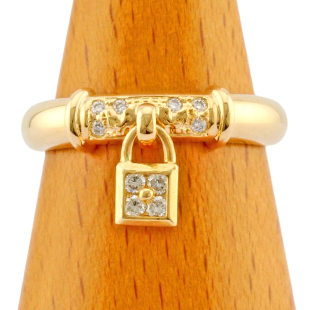 タサキ リング 指輪 10号 18金 K18イエローゴールド ダイヤモンド TASAKI 中古 美品