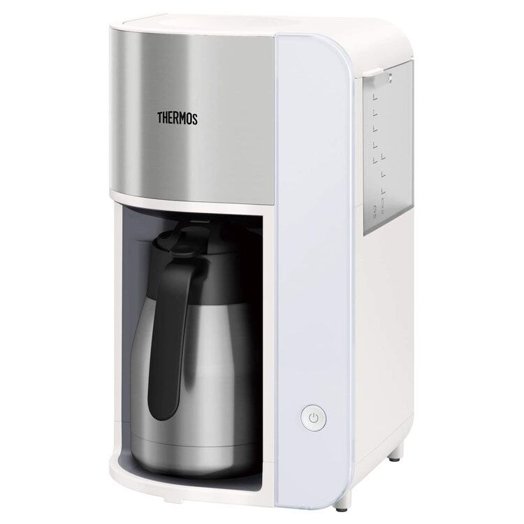 【人気商品】サーモス 真空断熱ポットコーヒーメーカー ホワイト ECK-1000_WH送料無料 コーヒーメーカー メガ割