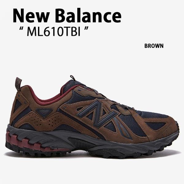 ML610TBI スニーカー NBスニーカー ML610 610シリーズ シューズ ブラウン ランニングシューズ 男性用 メンズ