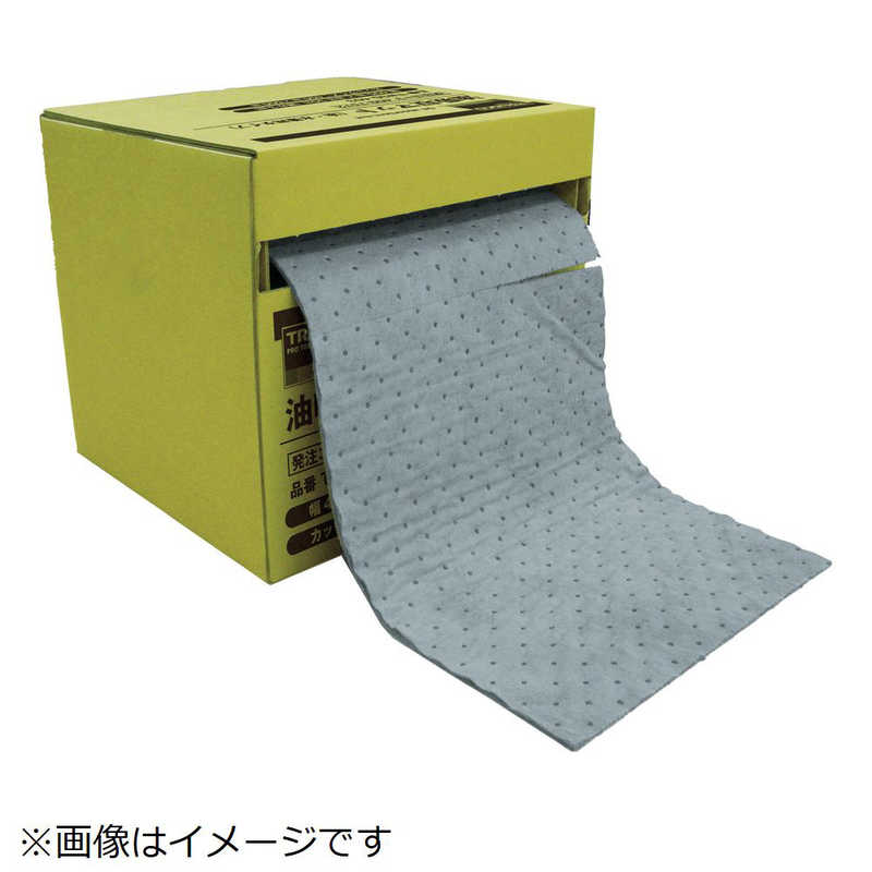 トラスコ中山　油吸収シート 油水兼用(DPタイプ) 400mm×30m　TWSD403