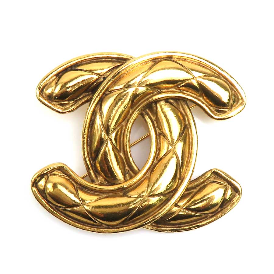 シャネル CHANEL ブローチ ココマーク メタル ゴールド レディース e60857a 41,470円