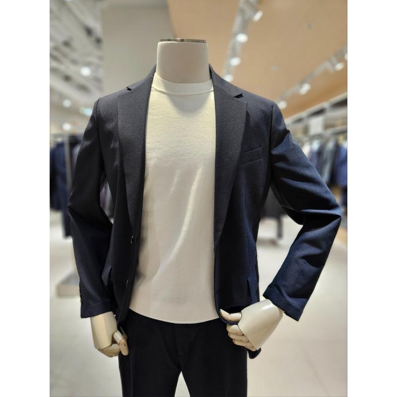 [坡州店] [AND Z()]ネイビーカラー カツオン カジュアルジャケット(BLF2KG1001NV)