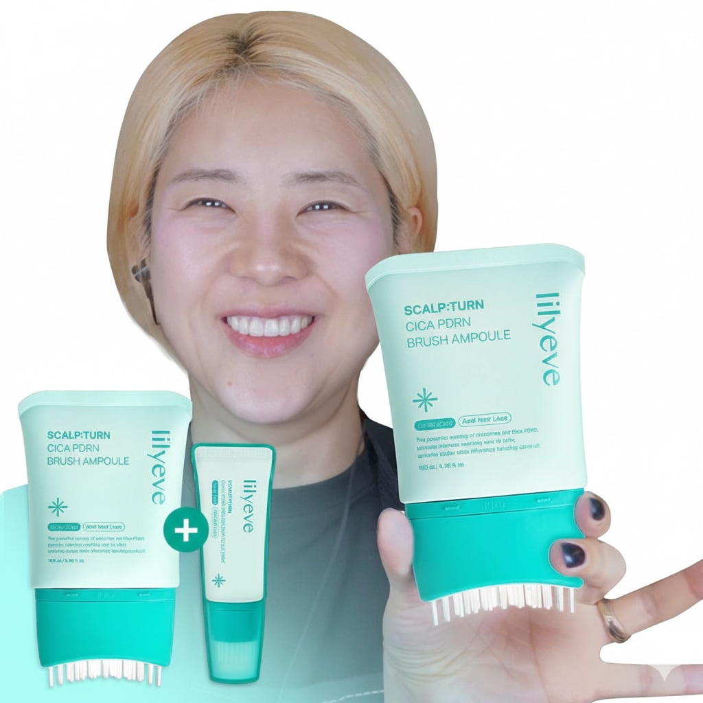 リリーブスカルプトンシカPDRNブラシアンプル100ml 2種タック1