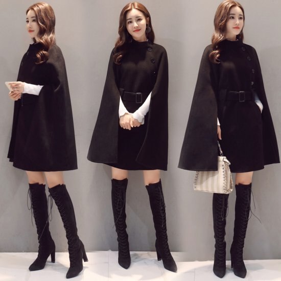 【取寄：納期2週間】コート ケープ ポンチョ マント アウター ウールコート ケープコート ポンチョコート マントコート レディース 大きいサイズ 秋冬 コート ケープ ポンチョ マント アウター