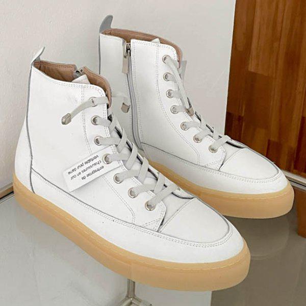 革ハイ 女性 レディース スリッポン スニーカー スニーカー 3cm 3color sy652_P336252674