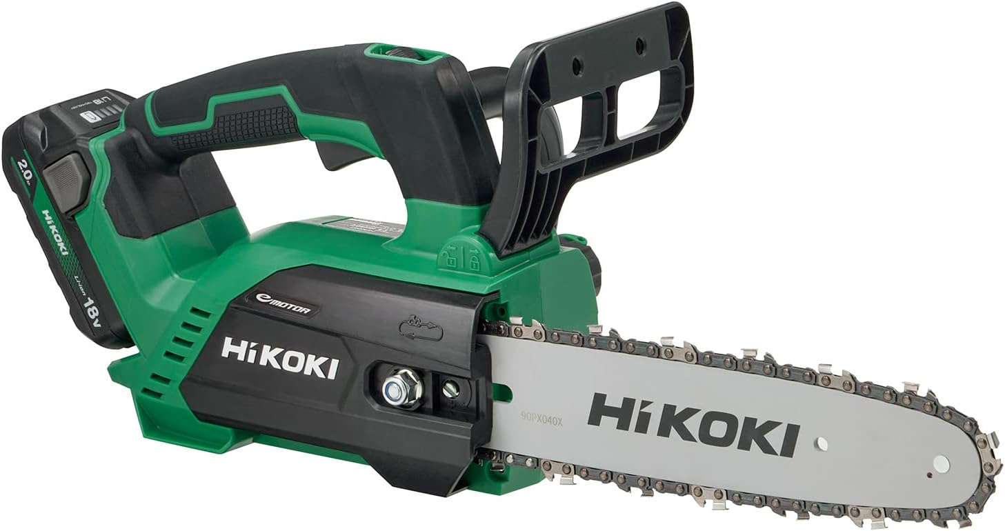 HiKOKI(ハイコーキ) 18V コードレスチェーンソー バーサイズ 250mm 蓄電池1個・充電器付き CS1825DC(BC)