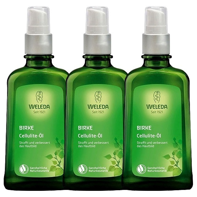 ホワイトバーチ ボディシェイプオイル 100ml x 3 ポンプ付