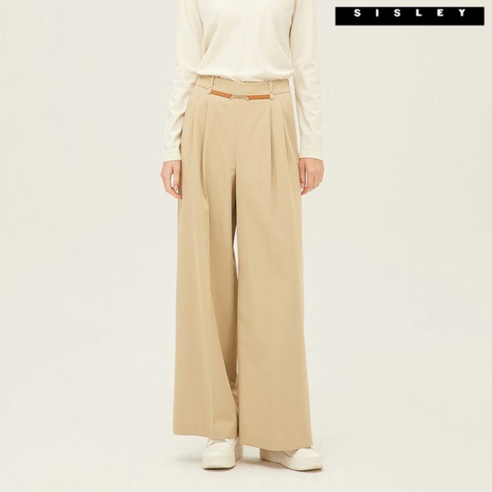 (シスレー) シスレーニューライクウールチェーンビジューパンツ SAPT42261_BE