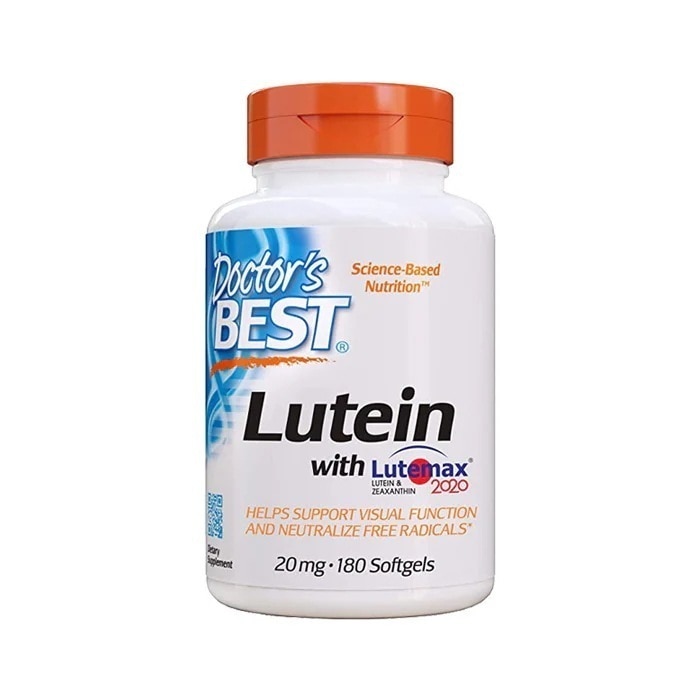 ルテイン 20mg ソフトジェル 180粒 眼 眼の健康 DOCTOR S BEST社　Lutemax 2020