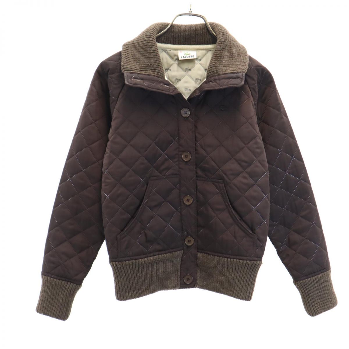 中綿ジャケット 38 ブラウン レディース