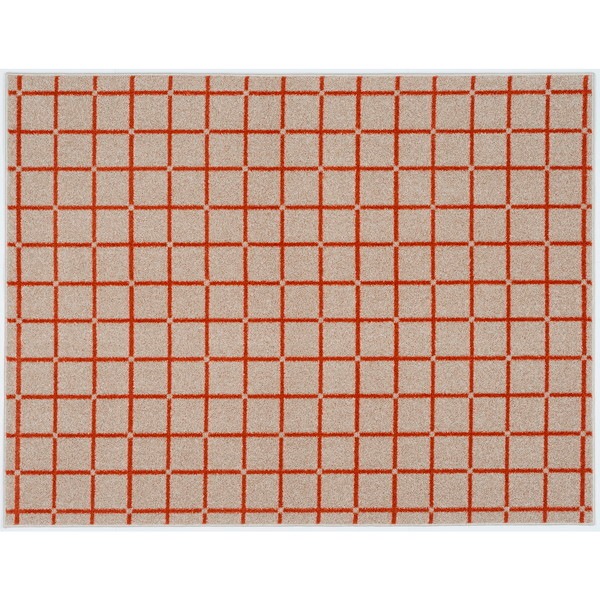 スミノエ 13476203 185240cm OR 洗える ラグ オセロ 185240cm オレンジ メーカー直送