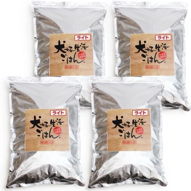 ごはん ドッグフード プレミアムライト小粒（シニアにも対応）　10kg（2.5kg4個セット）