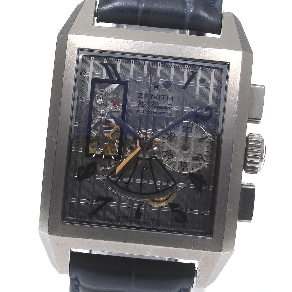 ゼニス ZENITH 95.0540.4021 ポートロワイヤル オープンコンセプト クロノグラフ 自動巻き メンズ _783251【中古】