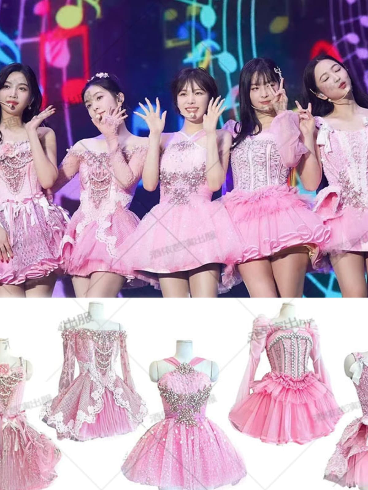 RedvelvetbaeJoo-hyunパフォーマンスコスチュームピンクkpopパフォーマンスコスチュームジャズダンス
