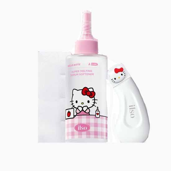 [ハローキティ コラボ] イルソ スーパー メルティング セボム ソフトナー 150ML(+ハローキティ ブラックヘッド 除去器+貼り付け化粧用コットン 40枚) 皮脂除去 韓国化粧品 ホームケア 毛