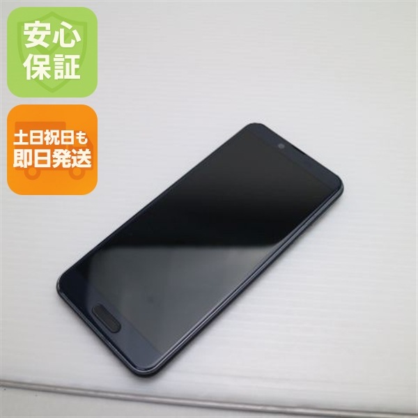 美品 SIMフリー SH-M07 AQUOS sense plus ブラック 118